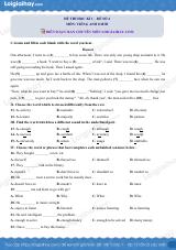 Đề số 4 - Đề kiểm tra học kì 1 - Tiếng Anh 8 mới